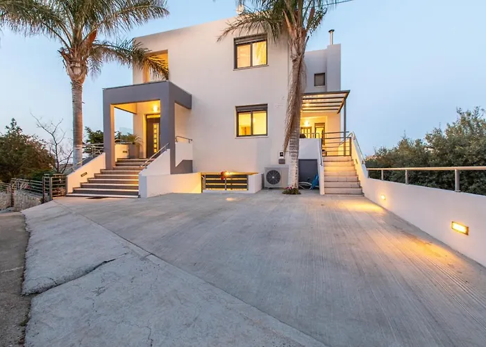 Crystal Waves Lux Villa-homeleader Βίλα